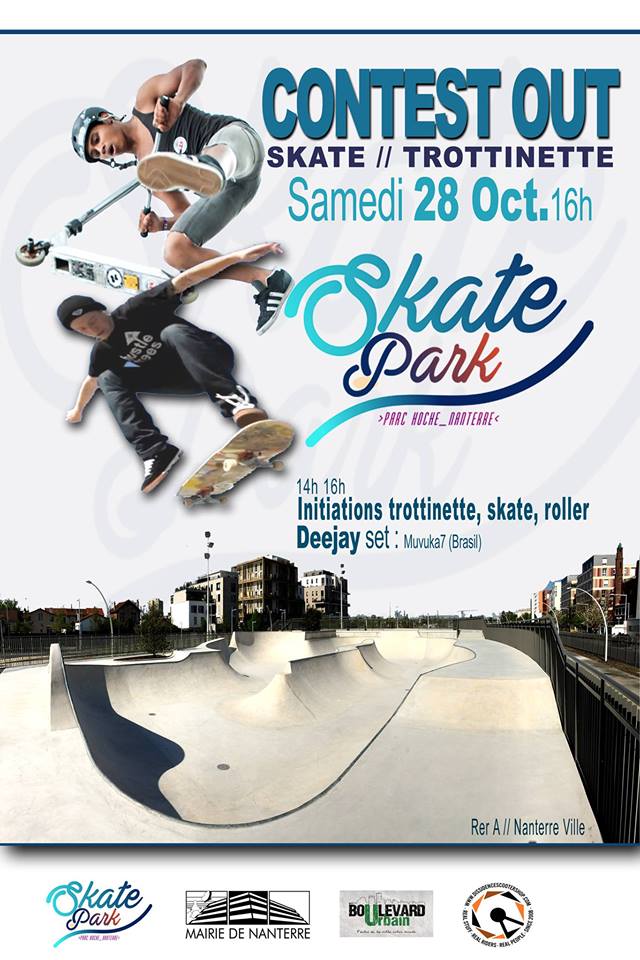 Skateboard Contest OUT Nanterre 28 octobre 2017